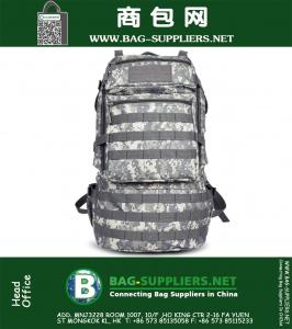 Mochila táctica militar al aire libre CampHiking mochila de bolsa 50L MOLLE grande grande engranaje ergonómico