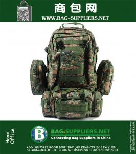 Открытый Военный Тактический рюкзак Кемпинг Походная сумка Trekking Спортивные рюкзаки 70L Рюкзаки