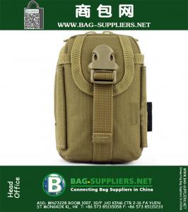 Outdoor Military Tactical Belt Cintura Bag Men Mobile Phone Wallet Travel Sport Waist Pack Exército fãs saco de viagem de acampamento