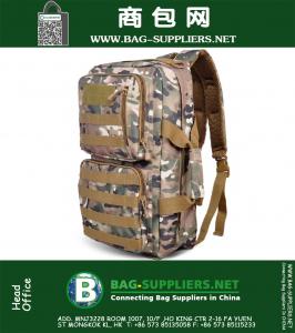 Outdoor Military Tactical Men's Backpack Camping Bag Hiking Rucksacks Women's Travel Hand Bag 14