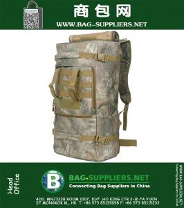 Outdoor Military Tactical Trekking Bag Outdoor Climbing Laptop Backpack Sacola de mochila 45L para Camping Traveling