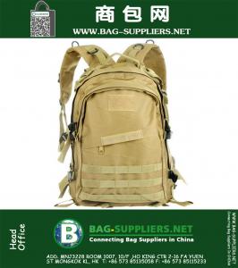 Kampçılık Gezi Yürüyüşü Trekking için Açık Molle 3D Askeri Taktik Sırt Çantalı Çanta 40L