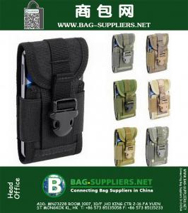 Molle militar al aire libre Molle paquete de la cintura bolsas de viaje Sport Casual paquete de la cintura del monedero de 5 pulgadas del teléfono móvil bolsa de la correa