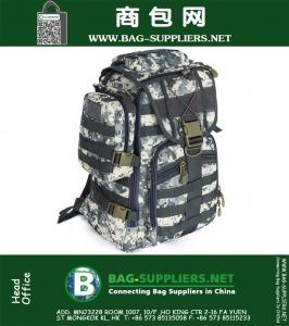 Montañismo al aire libre Camo Mochila Tactical Militar Senderismo Senderismo Bolsa Impermeable Senderismo Mochila Mochilas Deportivas