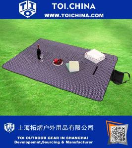 Outdoor Portable Picnic Blanket Sand Proof Beach Mat Blanket with Adjustable Strap