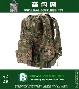 Outdoor Mochila tática Mochilas Sacos de escalada Desporto ao ar livre Caminhada Caminhada de campismo Bolsa de exército Militar Masculino e MOLLE Webbings