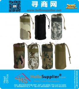 Outdoor Tactical Military Bag garrafa de água Kettle Pouch Holder Carrier