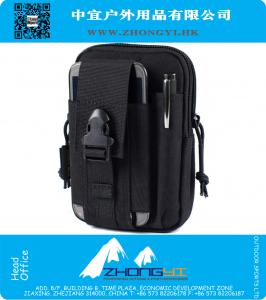 Outdoor Tactische Molle Taille Pack Tassen Sport Casual Pouch Portemonnee Telefoon Case voor Iphone 6 Plus Samsung Note 2 3 4