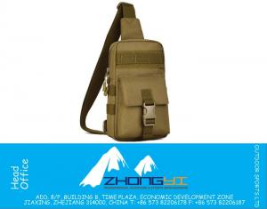 Outdoor Reizen Crossbody Sling Bag Mannen Tactische Borst Pack Wandelen Camping Apparatuur Militaire Borst Tas