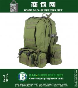 Outdoor Waterpoorf Large Molle Assault Mochila tática Mochila militar Camping Caminhada Trekking Saco de montanhismo