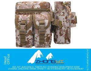 Outdoor leisure travel bag tactical training cup bag satchel bag sports bag camouflage military waist pack