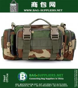 Sacs militaires extérieurs de taille de sac tactique de voyage voyageant le vélo de sport Sac à dos de taille décontractée Sacs de camouflage militaires