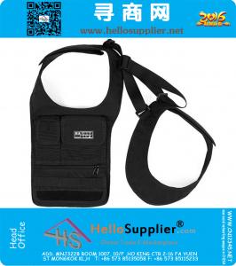 Outdoor militaire fans Agenten verbergen vest pakket Multifunctioneel Tactisch MOLLE Systeem ipad Tablet PC-pakket