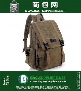 Outdoor militaire tactische rugzak camping wandelen canvas reizen schooltas voor tieners meisjes jongens laptop knapzak