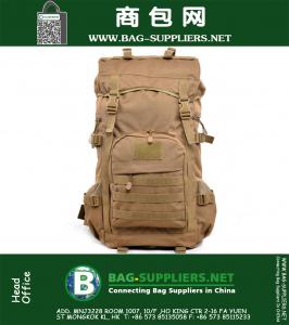 Открытый спорт 50L Военный Тактический Кемпинг Пешие прогулки Рюкзак Высокое качество исполнительной сумки рюкзак для ноутбука