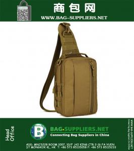 Zaino mimetico tattico multifunzionale all'aperto nylon impermeabile petto militare borse grande Sling Shoulder Bag