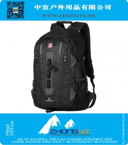 Açık hava unisex seyahat günlük dağcı sırt çantası mens yürüyüş askeri taktik swiss çanta