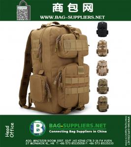 Ao ar livre Camuflagem 35L Homens militares 1680D Nylon YKK zíper Tactical Camping Caminhadas Sacos Trekking Mochilas