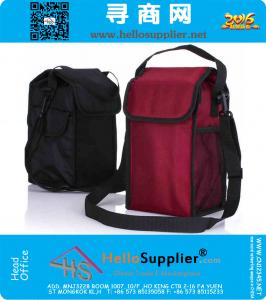 Portable Cooler Bags Camping Outdoor Necessity Wine Picnic Kit Thermal Insulated Tote Lunch Cool Lunch Box Handbag