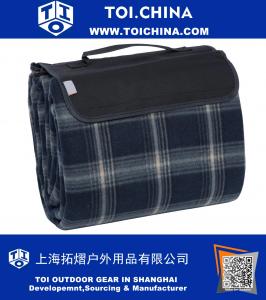 Portable Picnic Blanket Large Foldable Water-Resistant Durable Picnic Mat with an easy-carrying Strap for Outdoor Camping Beach and Traveling