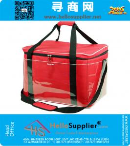 Super Large 47L Cooler Bags Encryption 600D Borsa Oxford Oxford in tessuto e spugna PE e PEAV rosso Borsa pranzo blu