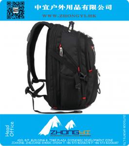 Швейцарский армейский нож рюкзак Военный 17-дюймовый ноутбук сумка Мужская сумка для путешествий Школьные сумки Unisex Многоцелевой рюкзак водоотталкивающий
