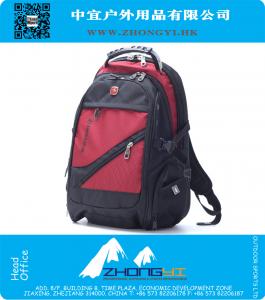 Mochila para laptop suiza, mochilas escolares de 15 pulgadas, mochila para viaje, mochila para hombre, mujer, mochilas deportivas