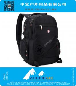 İsviçre sırt çantası askeri 15.6 dizüstü bilgisayar çantası erkek çocuklar için okul çantaları seyahat