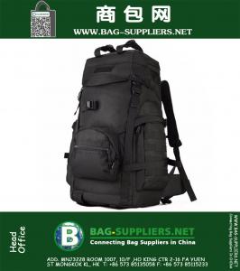 Tactical Mochila 60L Large Men Mochila de senderismo al aire libre Mochila Camping Bolsa militar