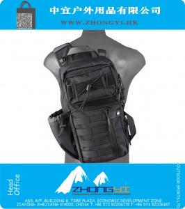 Sac à dos tactique hommes 1000D imperméable à l'eau 3 Sling Back Pack Armée de l'épaule militaire Voyage Multi-purpose Molle Sport sac