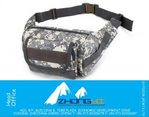 Bolsas tácticas de la cintura de la caza que compiten con a prueba de agua Nylon Fanny Pack Militares que ejecutan al aire libre Sport Chest Bag Hombres viajan la bolsa de hombro