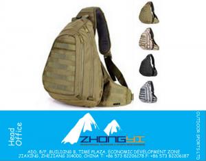 Tactical Field Chest Sling Pack Outdoor Sport One Single Shoulder Man Borsa da viaggio Big Large Ride Advanced Tactical Bag