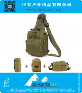 Tactische Gear Combo-bundel, maat grote militaire sport Outdoor heren borst pack