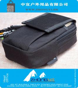 Tactical MOLLE Waist Packs 5.5 polegadas Tactical Phone Pouch Mini EDC Bag Cordura Nylon E SBS Zipper