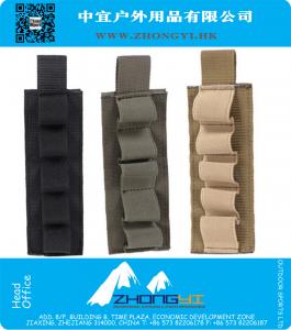 Tattico militare portatile Shell Ricarica Strip Shotgun Bullet Pouch Holder Caccia Munizioni Carrie