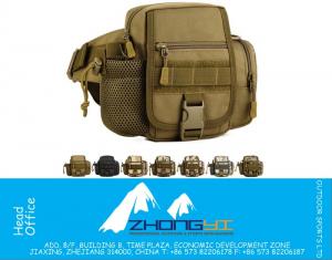 Taktische Molle Taille Taschen Wasserdichte Männer Outdoor Sport Casual Hüfttasche Nylon Arbeit Gürteltasche Armee Military Kleine taschen