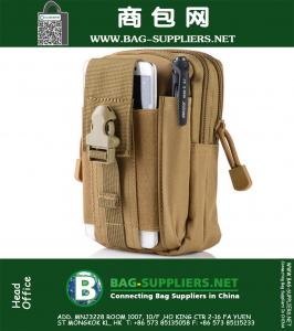 Tactical Molle Waist Bags Impermeável Homens Outdoor Sport Casual Waist Pack nylon Bolsa cintura de trabalho Exército Militar Sacos pequenos