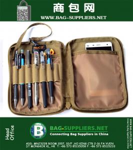 Tactical Pocket Organizer Bag Tactical Map Phone Pouch MOLLE Military Utility Message Accessory Waist Bag