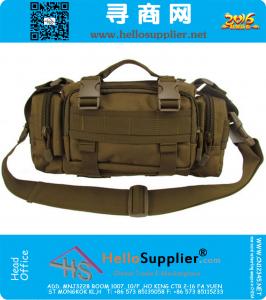 Tourbon New Outdoor Tactical Multifunction Military Регулируемая сумка с одной сумкой на плечо Molle Tote с крепкой прочной пряжкой