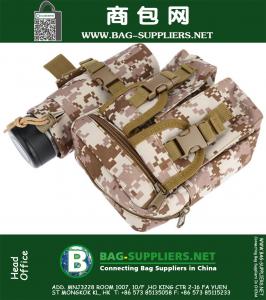Unisex Bum Waist Bag Sport Fanny Pack Bolsa de agua desmontable Holder Belt Pouch Tactical Bag Outdoor Travel Military Equipment