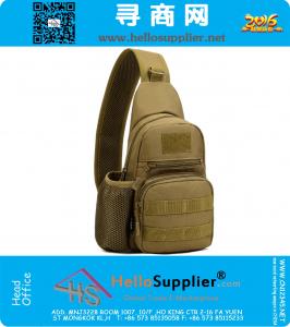 Unisex MOLLE System Ultra-leve saco de ombro único para serviço pesado Sling Messenger Bag, School Hunting Stealth Pack