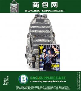 Unisex Открытый военный тактический большой рюкзак Hiking Bag рюкзак 45L MOLLE Тактическая армия Эргономичный большой рюкзак сумка