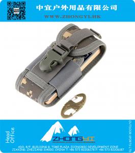 Универсальная тактическая ткань Нейлон MOLLE Army Camo Bag Hook Loop Поясная сумка для обложки для мобильного телефона