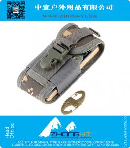 Универсальная тактическая ткань Нейлон MOLLE Army Camo Bag Hook Loop Поясная сумка для обложки для мобильного телефона