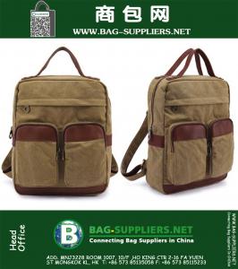 Vintage Backpack Fashion Women Shoulder Bag Canvas Backpack Men Laptop Rucksack Leisure Travel School Bags Unisex Bagpack