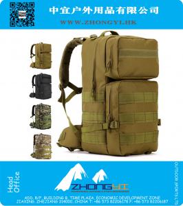 Les sacs de voyage de toile de grande capacité de cru mettent en sac des sacs de sport militaires de sac de bagage des hommes pour le mâle
