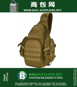 Waterproof 1000D Nylon Military Tactical Travel Hiking Riding Shoulder Messenger Back Pack Triangle Chest Bag
