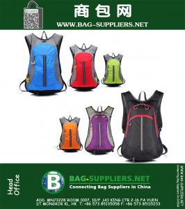 Mochila impermeable 15L Escalada Senderismo Ciclismo Mochila Casco Diseño Neto Transpirable Mochila Bolsa de Viaje y Cubierta de Lluvia