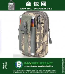 Bolsa impermeável para homens para cintura de bolso para iphone 6 Plus para SAMSUNG Nota 2 3 4 Bolsa de cintura militar de nylon 1000D