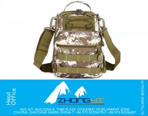 Impermeável ao ar livre camuflagem tactica militares fãs enviados saco de pele homens e mulheres movem mochila multifunções bolsa Messenger